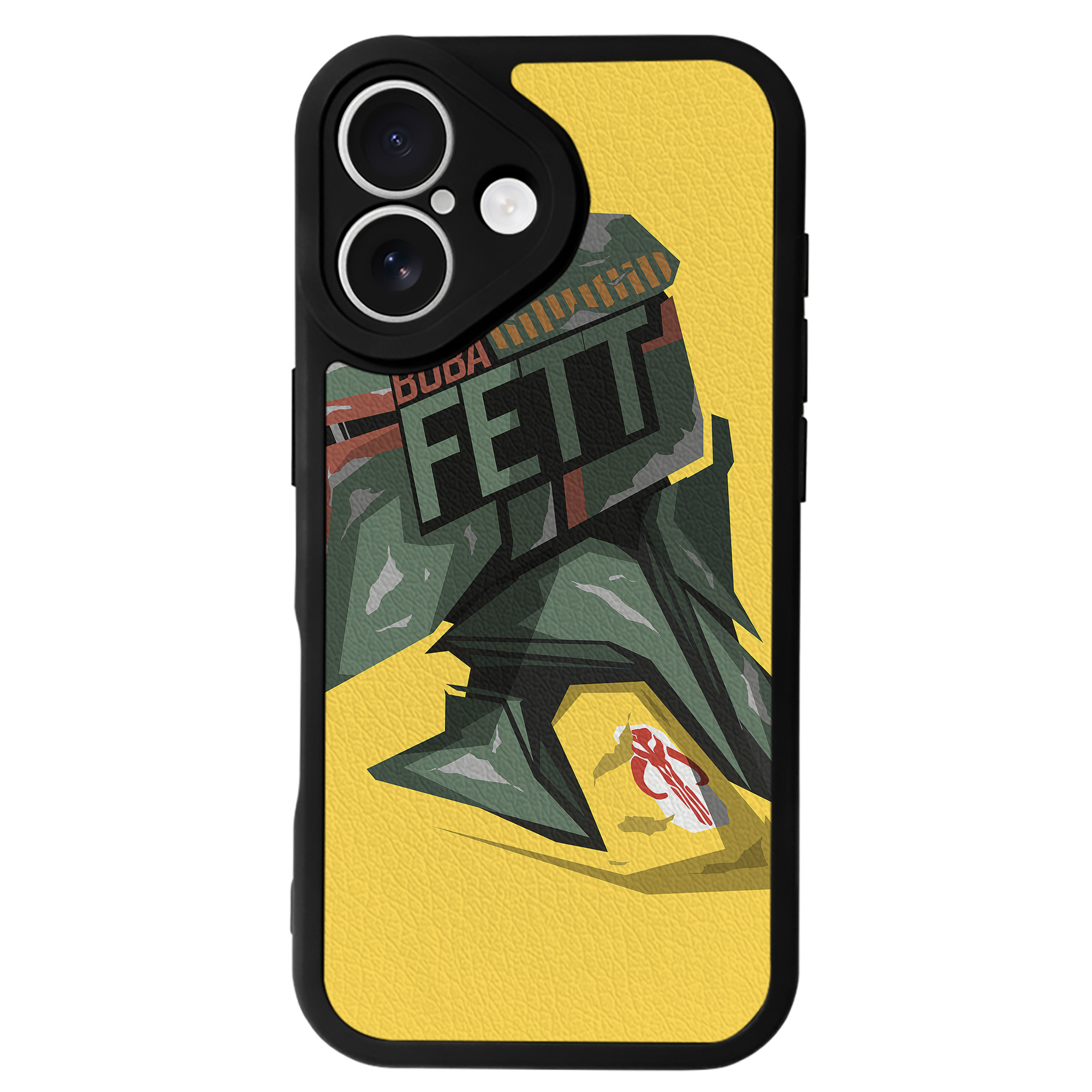（画像用） スター・ウォーズ Star Wars 【iPhone 16シリーズ対応】シリコンスマホケース（レザー調） 材質：シリコン
